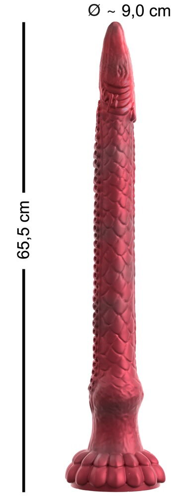 Dildo "The Enormous Eel“ mit Saugfuß