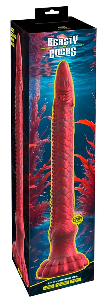 Dildo "The Enormous Eel“ mit Saugfuß