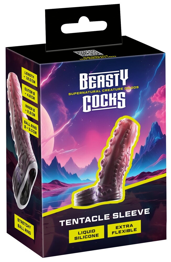Penishylster "Tentacle Sleeve” i et stimulerende design
