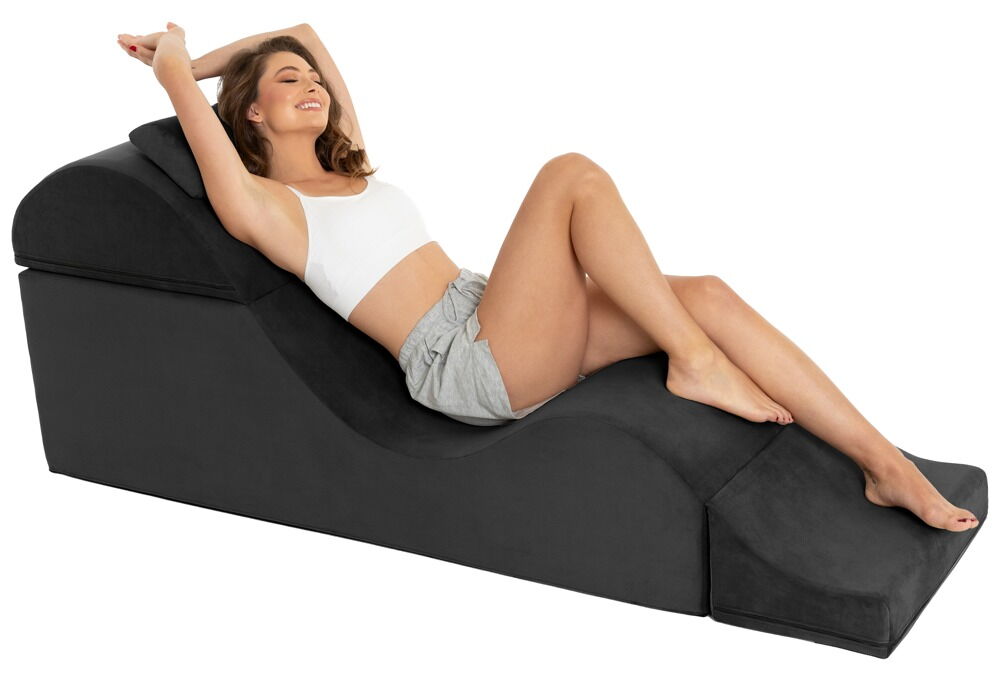 Sexmøbel "Super Aria Flip Chaise" kan klappes op