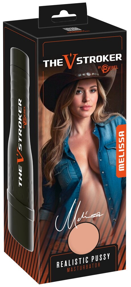 Masturbator "The V-Stroker Melissa" med naturtro udseende