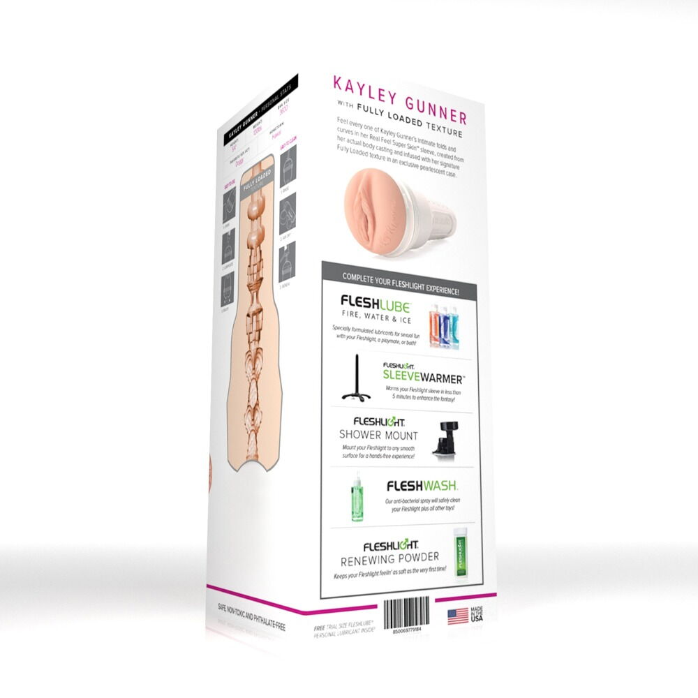 Masturbator "Kayley Gunner" med intensiv stimuleringsstruktur