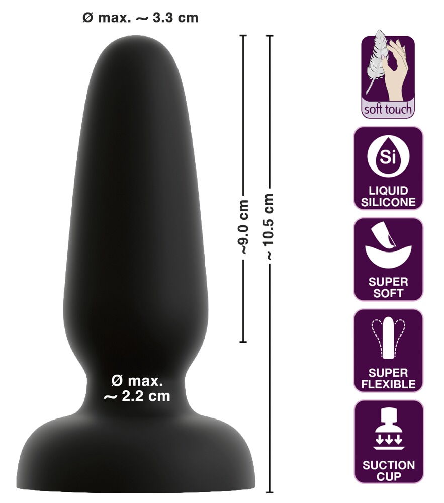 Analplug af flydende silikone