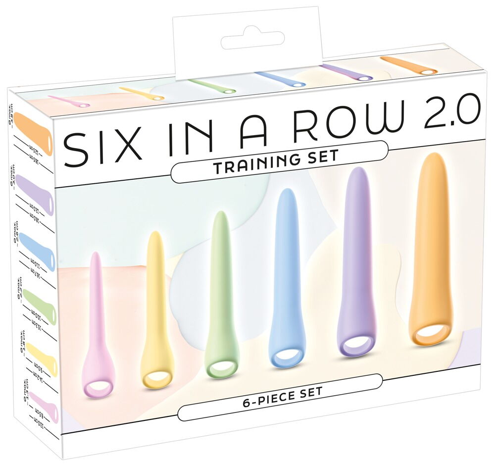 6-delt dildosæt "Six in a Row 2.0“