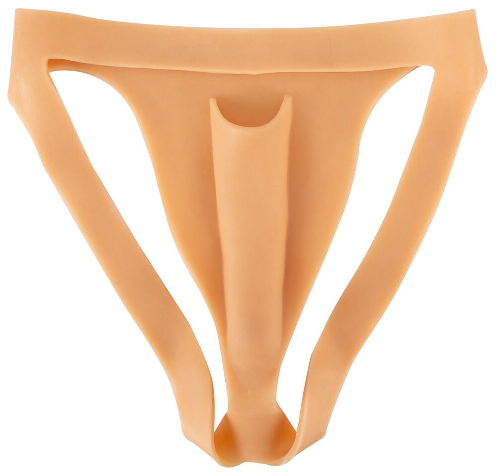 Silikone-jock "Ultra Realistic“ med vulva og vagina
