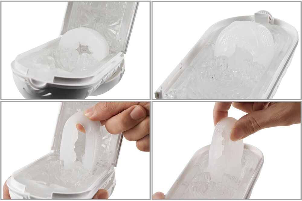 Masturbator "Flip Flexy" med Flexible Shell med godt greb hele vejen rundt