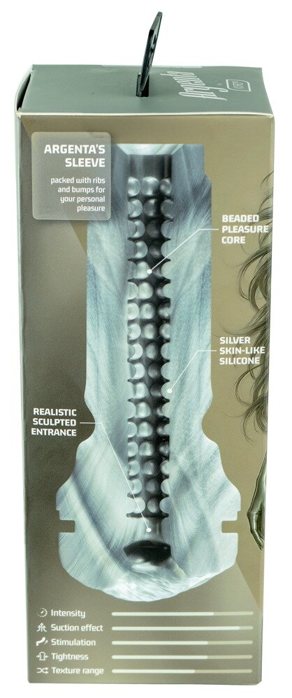 Masturbator "Feel Argenta Kiros" med futuristisk stimuleringsstruktur