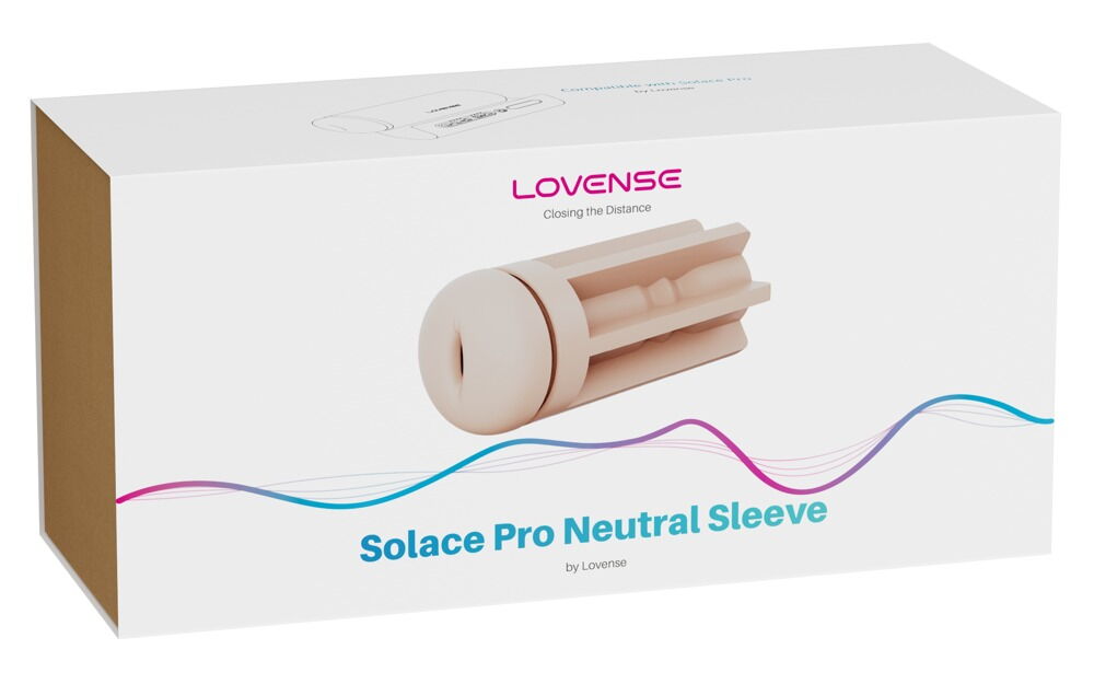 Sleeve „Neutral Shaped“ til masturbatoren Solace Pro fra Lovense