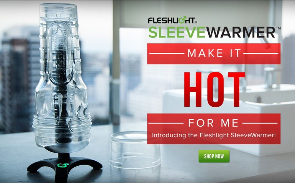 Varmestav "Sleeve Warmer" til Fleshlight-masturbatorer