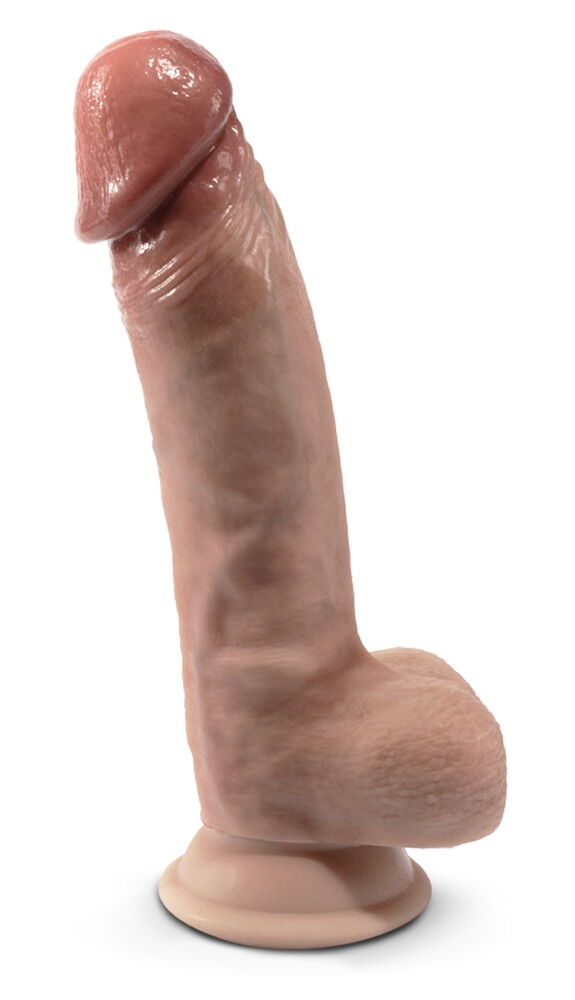 Naturdildo "Model 1 Premium Real Skin" med sugekop