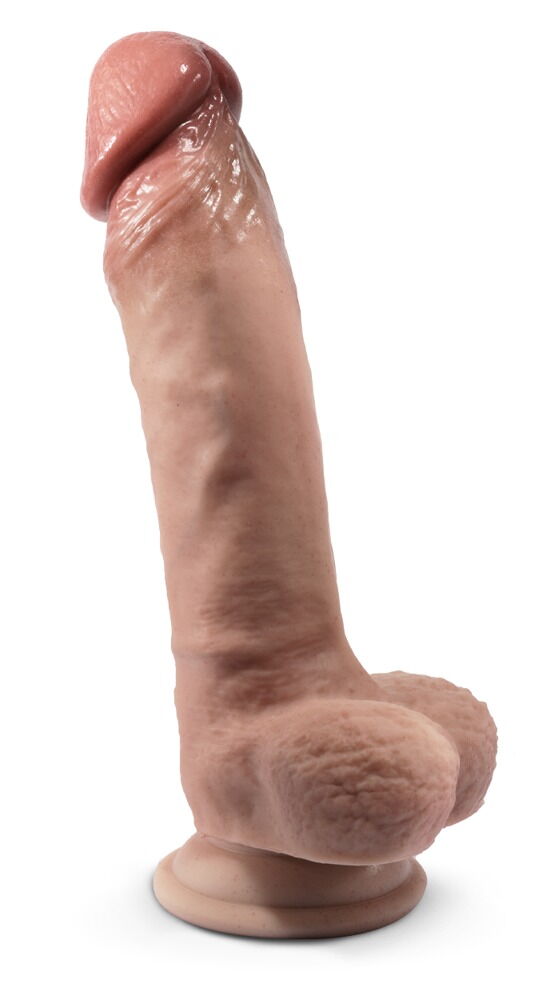 Naturdildo "Model 1 Premium Real Skin" med sugekop