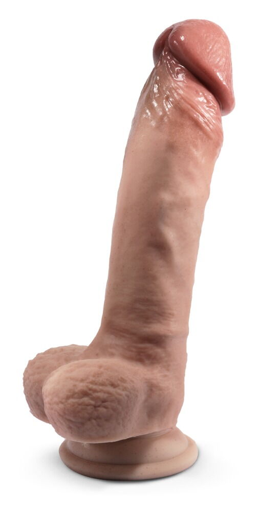 Naturdildo "Model 1 Premium Real Skin" med sugekop