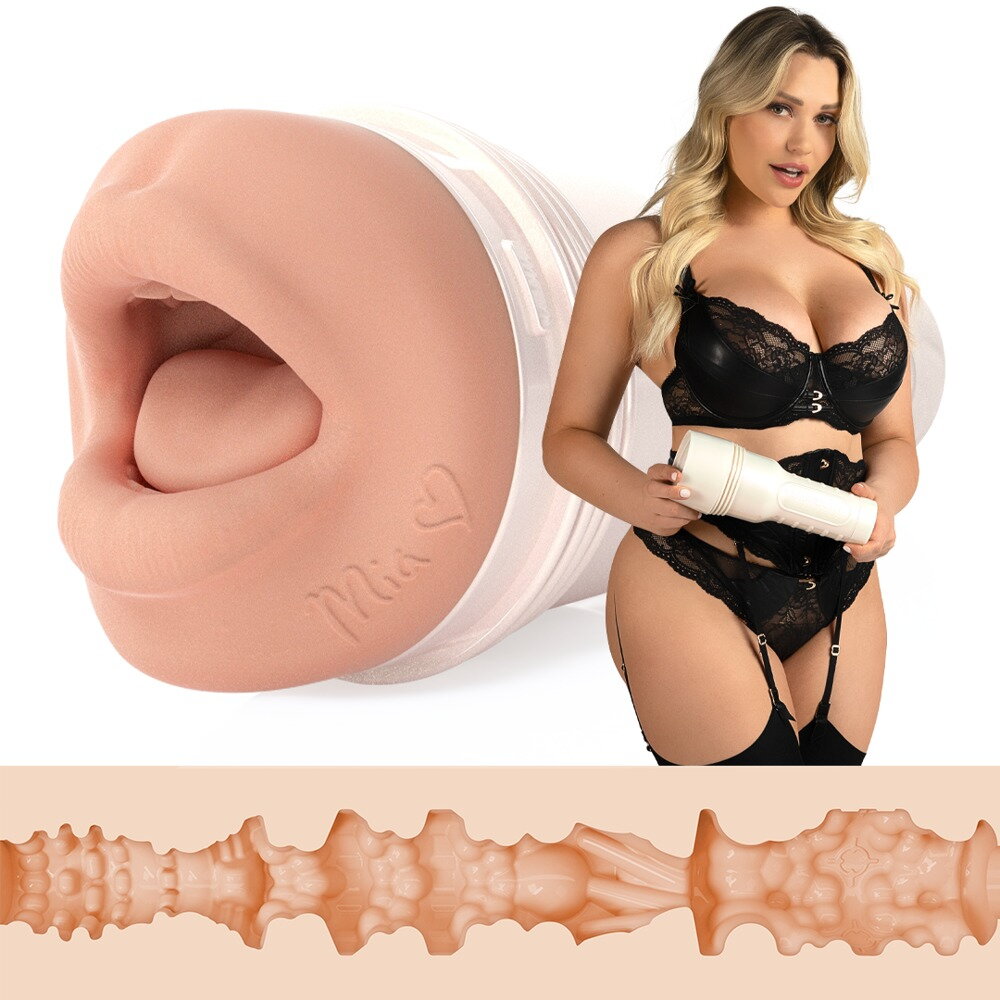 Masturbator "Mia Malkova Headshot" med intens stimulerende tekstur