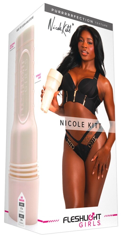 Masturbator "Nicole Kitt Purrrrrfection" med intens stimuleringsstruktur
