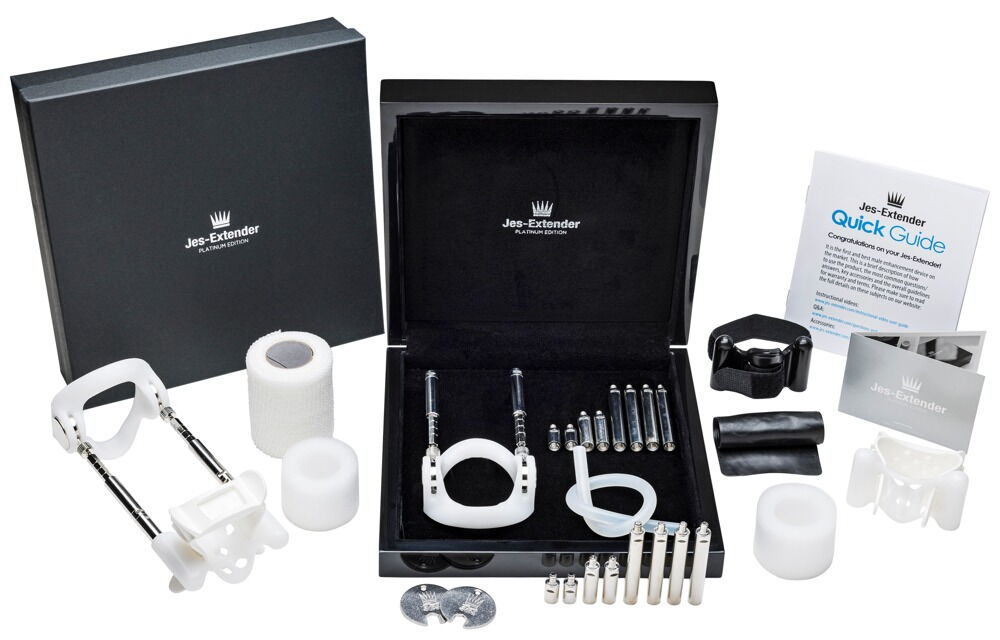 Penis-expander "Platinum" med 950 platinbelægning