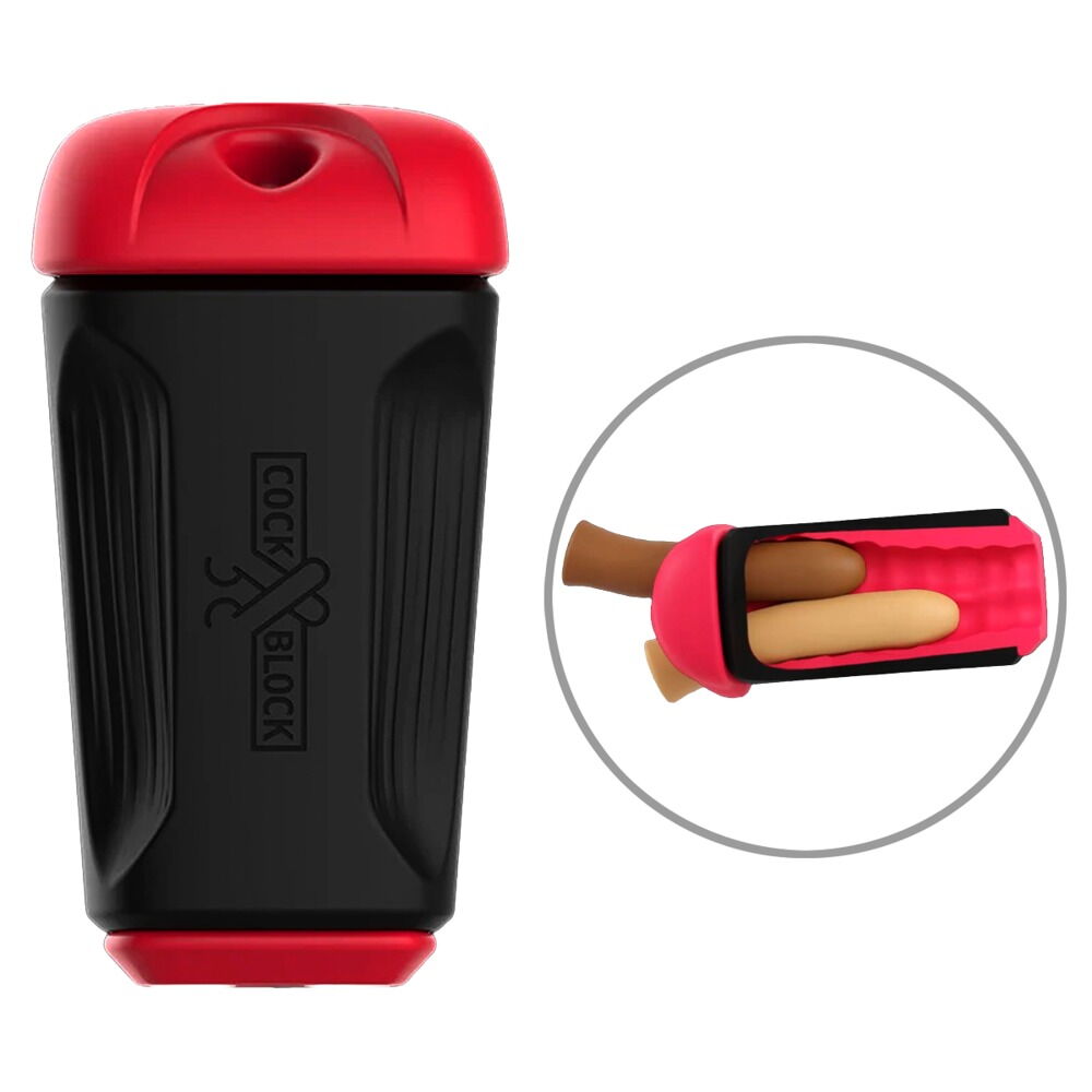 Masturbator "CockBlock" til 2 penisser