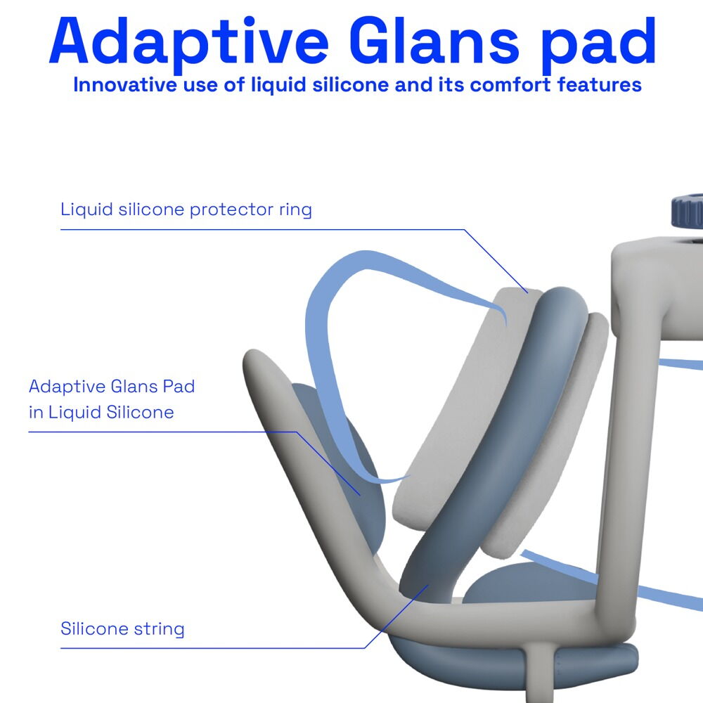 Penisstrækker "LUI MAXTENDER” til blid penisforlængelse