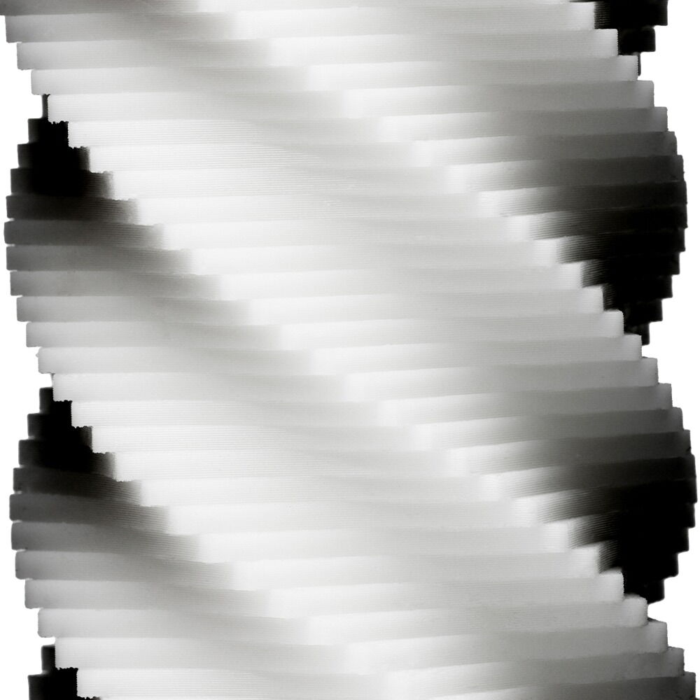 Masturbator "3Dx SPIRAL“ med kunstfærdig 3D-reliéfstruktur