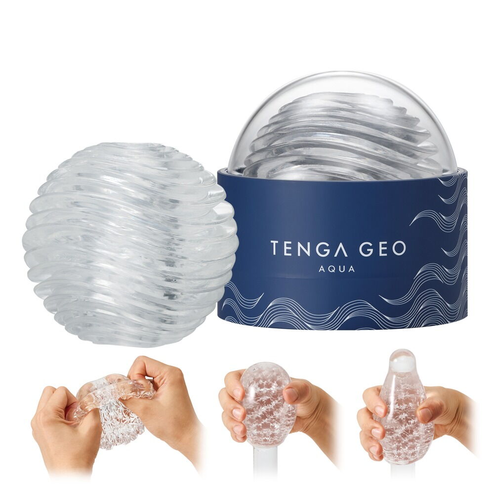 Masturbator "GEO AQUA“ med blød bølgestruktur