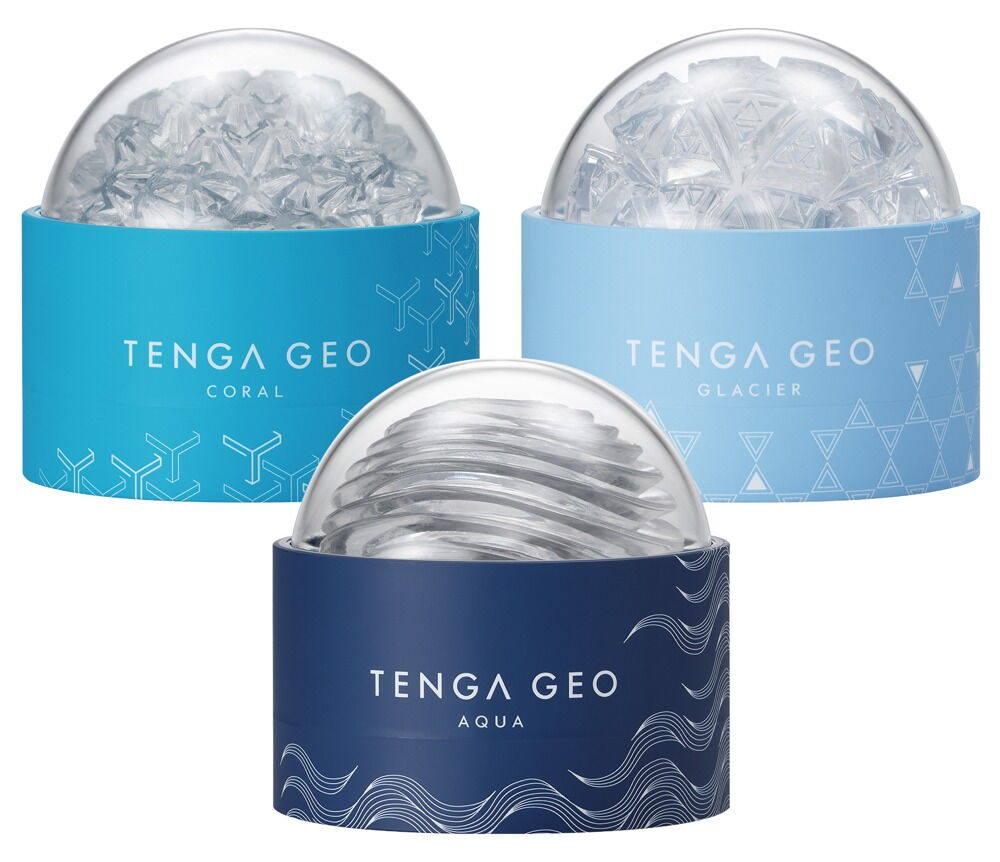 Masturbator "GEO AQUA“ med blød bølgestruktur