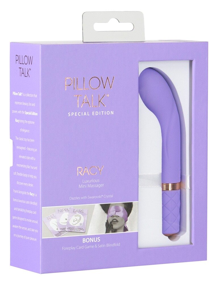 Vibrator Racy Special Edition inklusive kortspil og satin-tørklæde