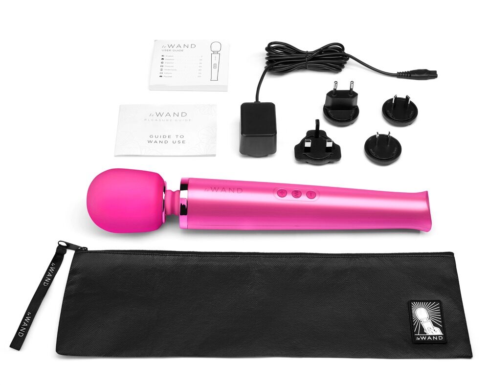 Massagestav "le Wand", 20 vibrationstilstande, 10 hastigheder