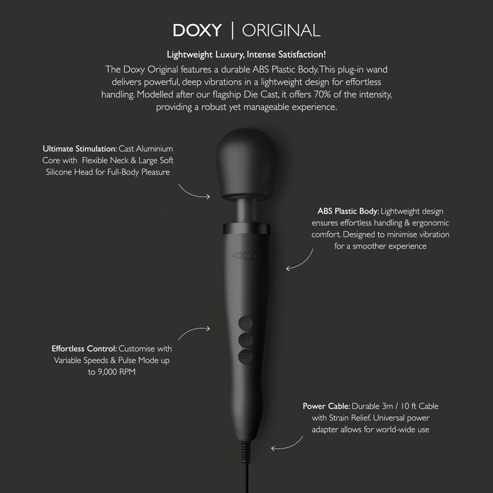 Massagestav "Original Massager" med trinløs vibration