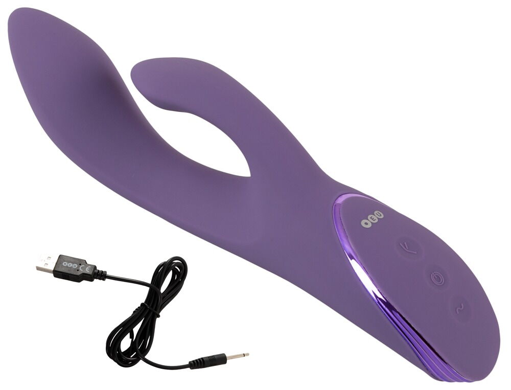"Nodding Rabbit Vibrator" med rytmisk nikkende G-zone spids i 3 hastigheder