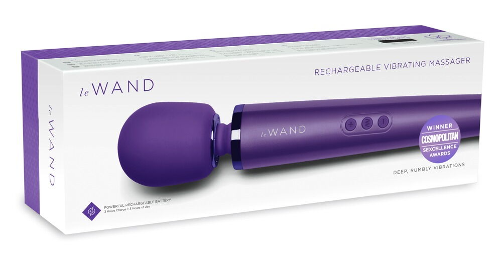 Massagestav "le Wand", 20 vibrationstilstande, 10 hastigheder