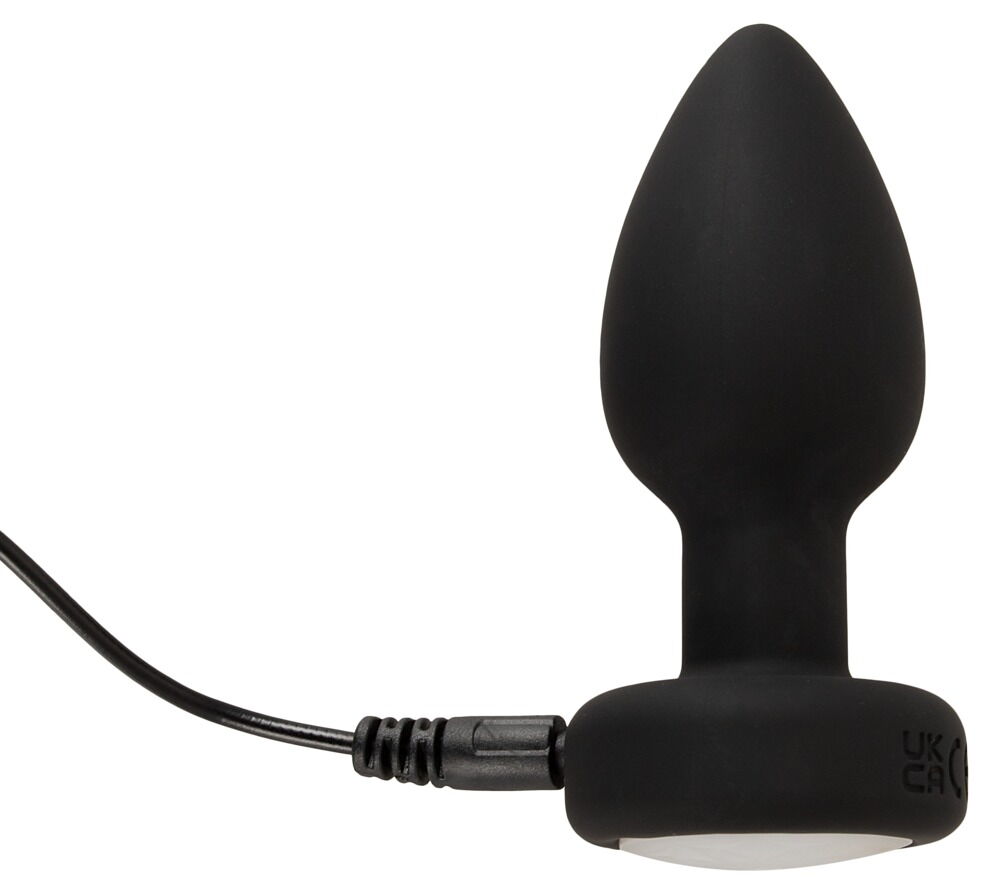 Analvibrator "RC Flashing Butt Plug" med flimrende LED-lys
