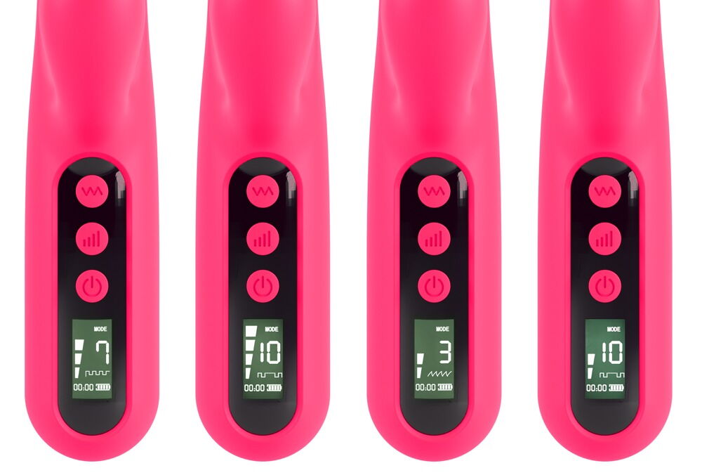 Rabbit-vibrator "Pink Sunset" med digitalt display