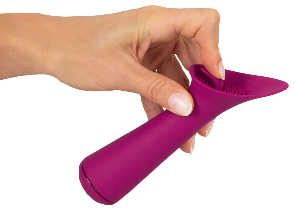 Læg-vibrator med vibro-tunge