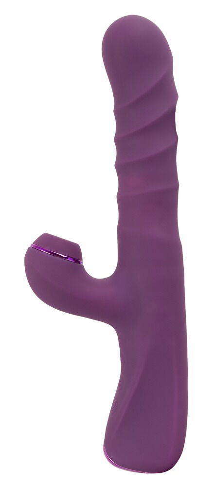 Rabbitvibrator med stød- og bankefunktion