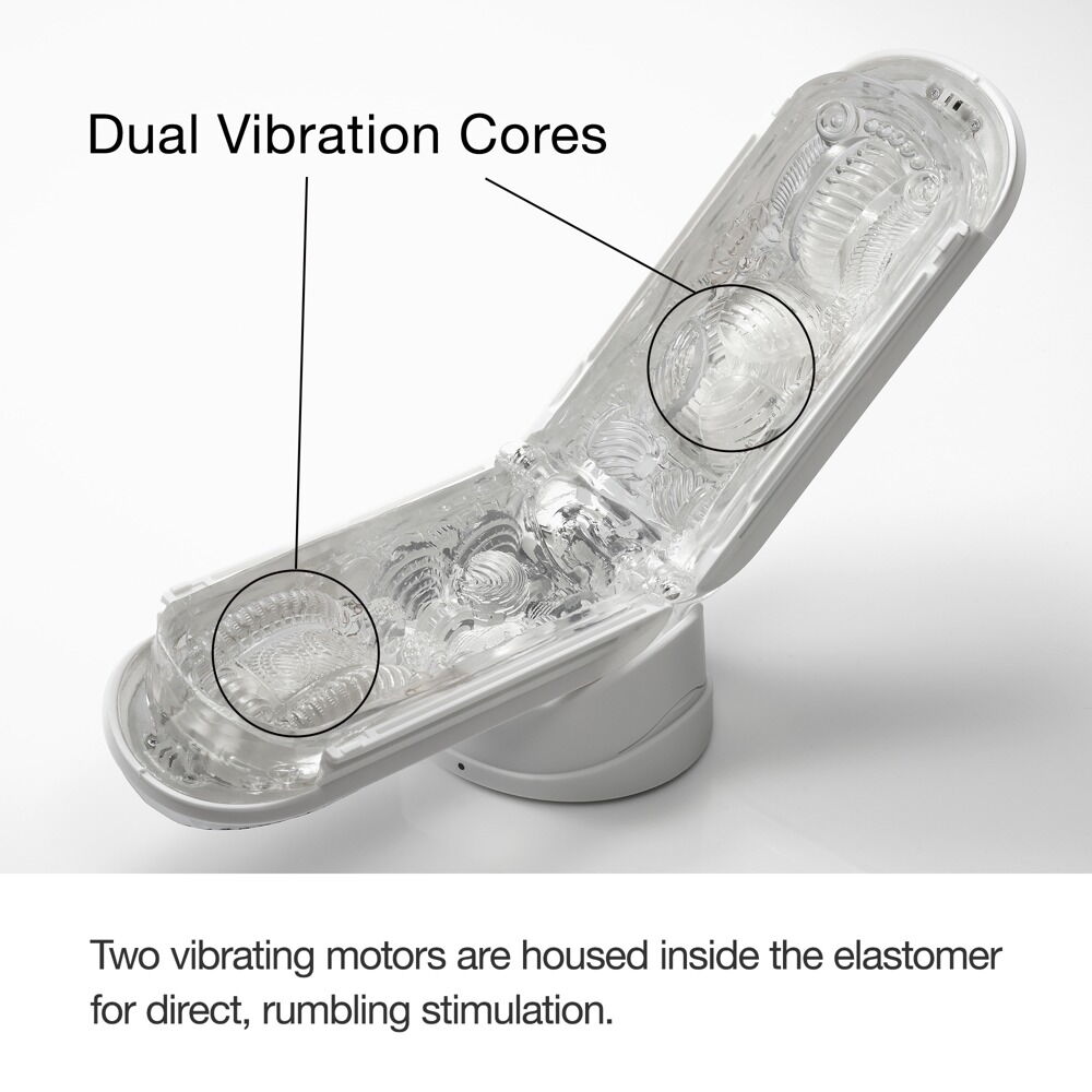 Masturbator "Flip O (Zero) Electronic Vibrations" med 5 vibrationstilstande