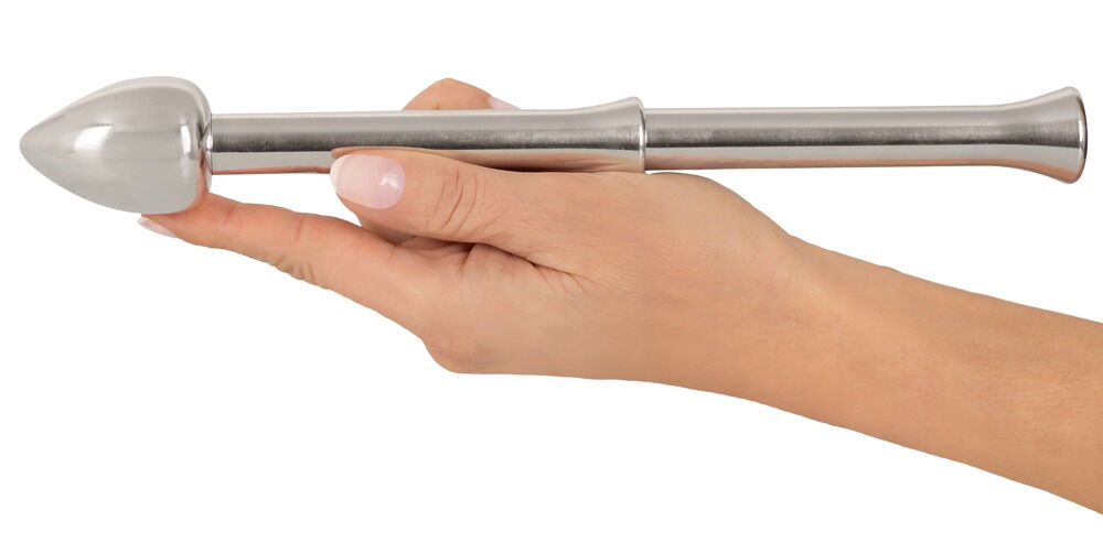 Prostata-vibrator "Metal Milking Stick" med 10 vibrationsindstillinger