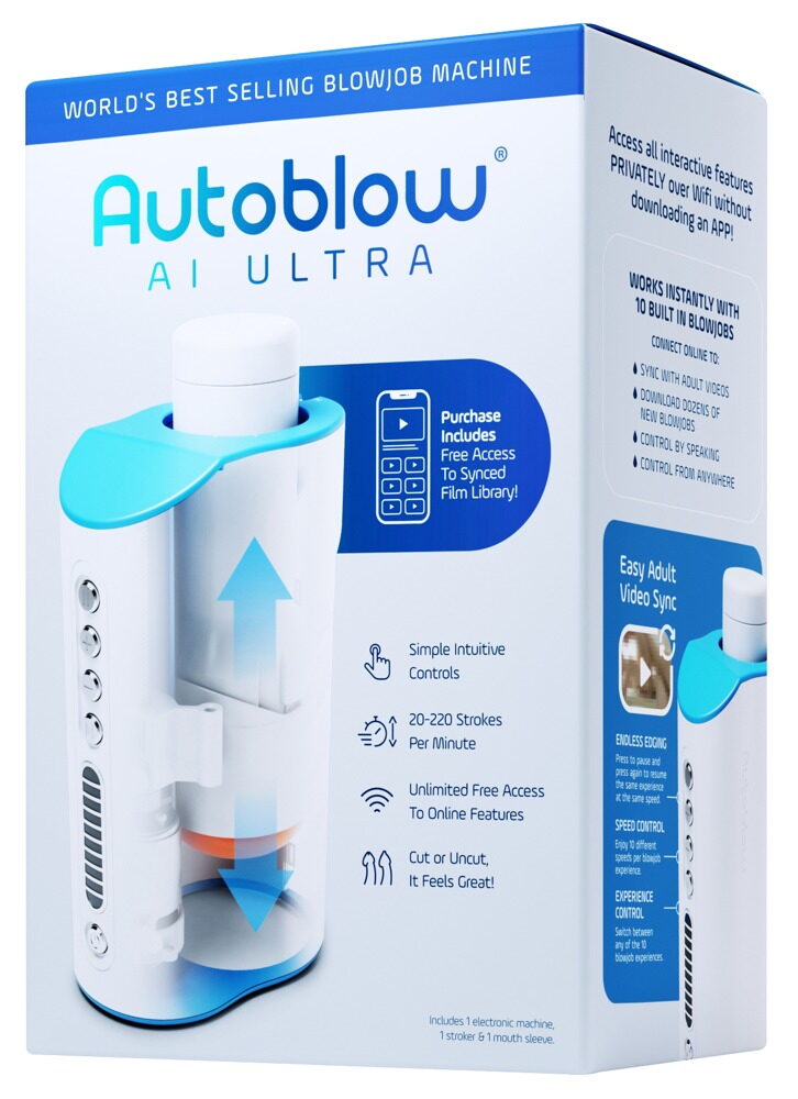 Masturbator "A.I. Ultra" med 9 blowjob-tilstande + 1 AI-tilstand