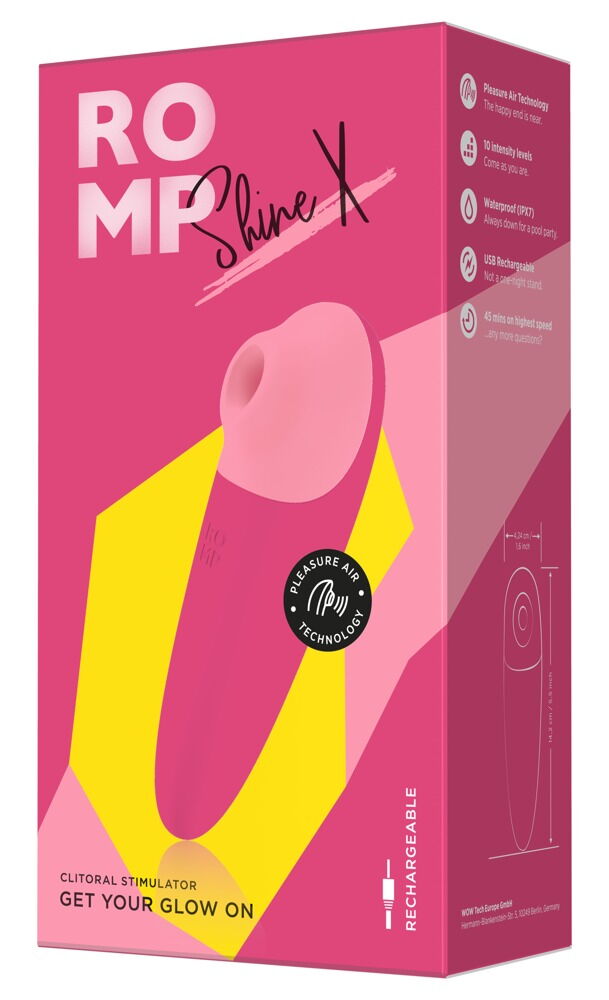 Pulsator "Shine X" med 10 intensitetsniveauer