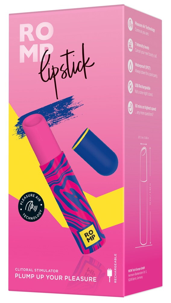 Pulsator "Lipstick" med 7 intensitetsniveauer