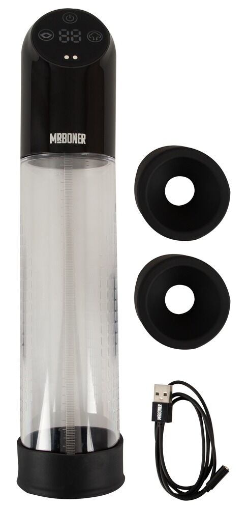 Penispumpe "Waterproof Automatic" med 6 sugetilstande