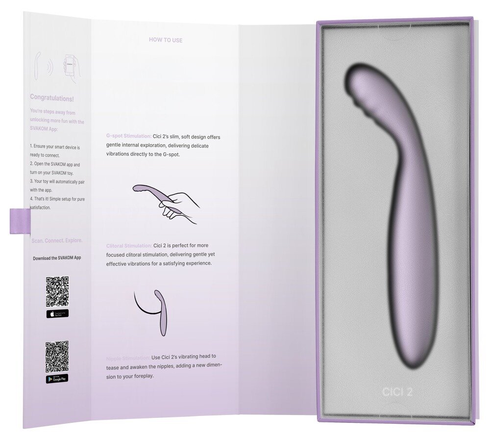 G-Punkt-vibrator "Cici 2" med varmefunktion