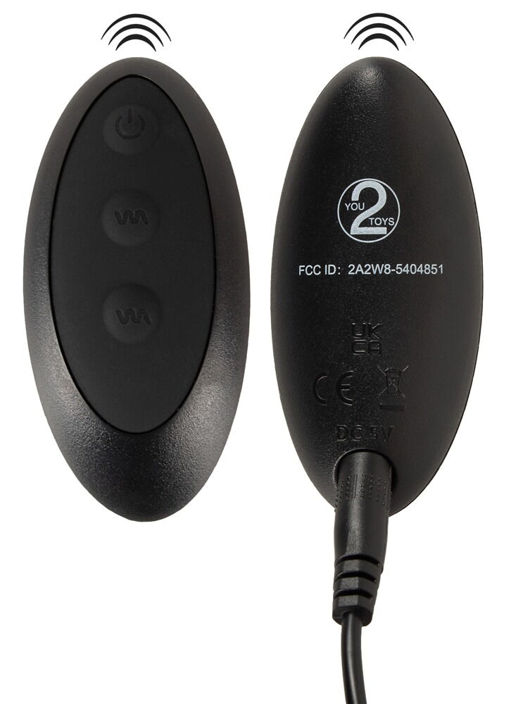 Prostatavibrator "Intense RC Prostate Plug" med fjernbetjening