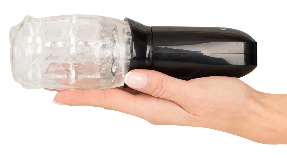 Masturbator med roterende superblød sleeve-cup