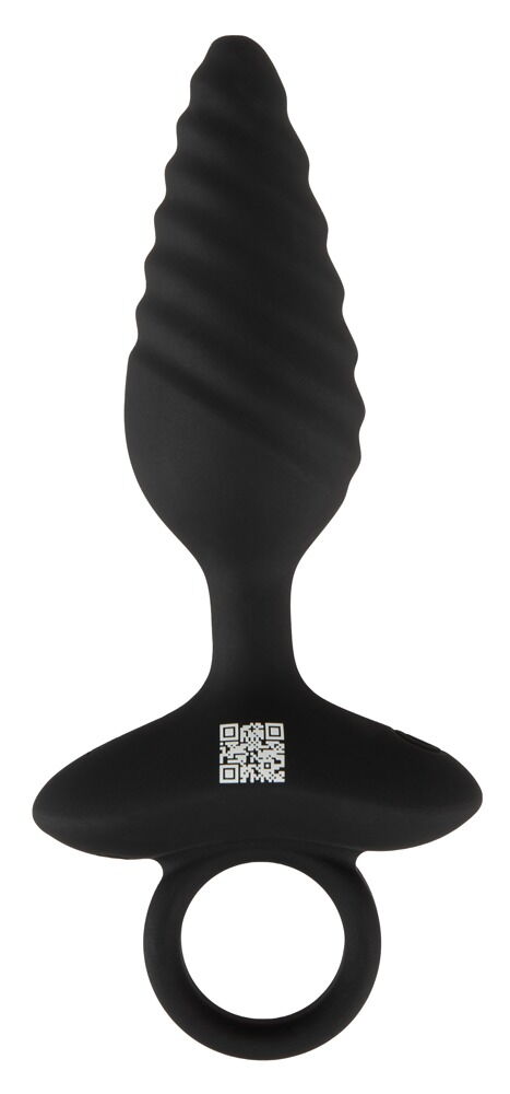 Vibrerende analplug i spiralform