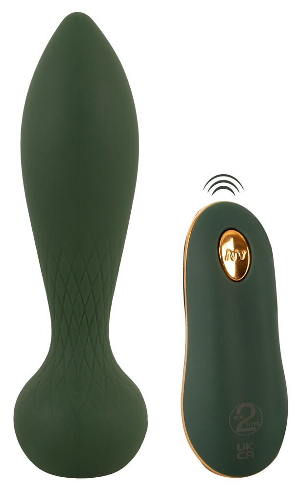 Analvibrator "Luxurious RC Anal Plug" med fjernbetjening