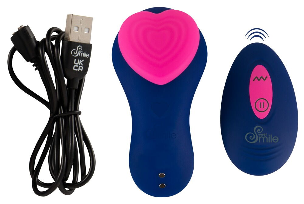 Panty Vibrator »Heart« med fjernbetjening