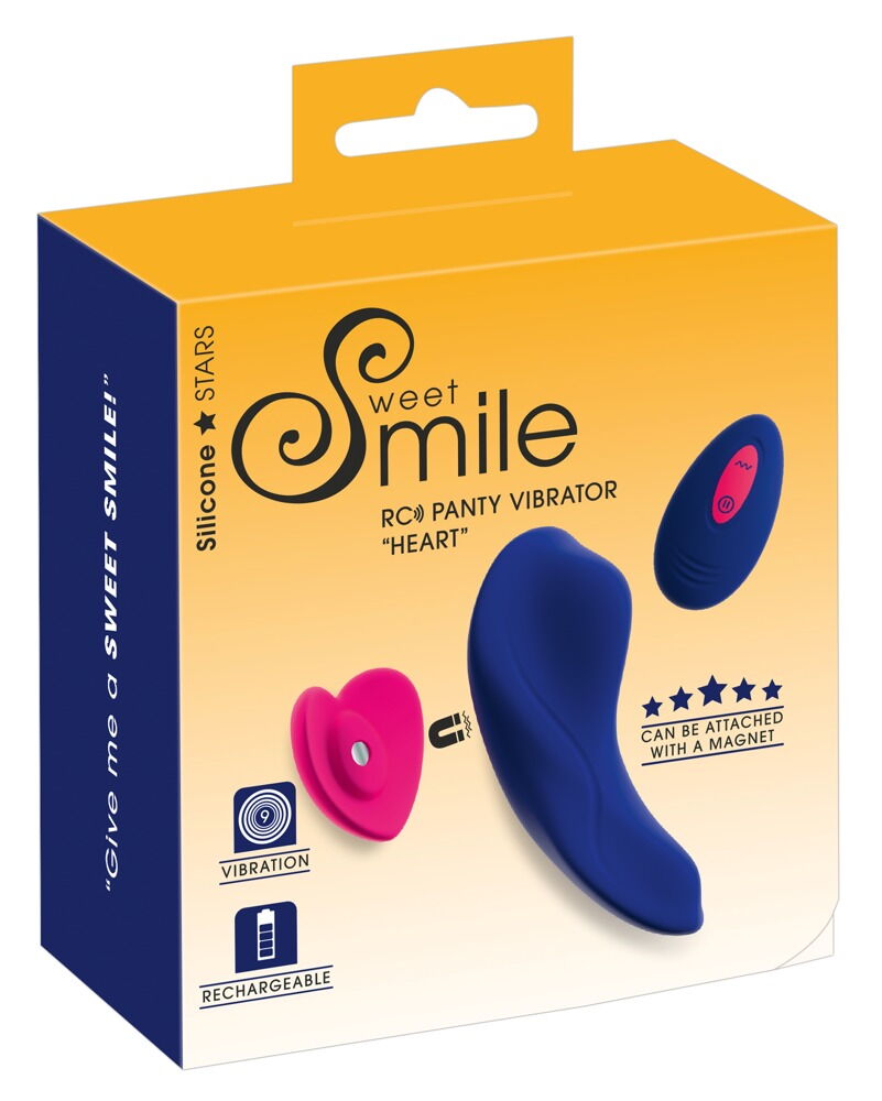 Panty Vibrator »Heart« med fjernbetjening
