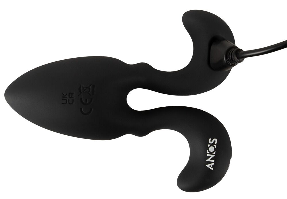 Vibrerende analplug med fjernbetjening