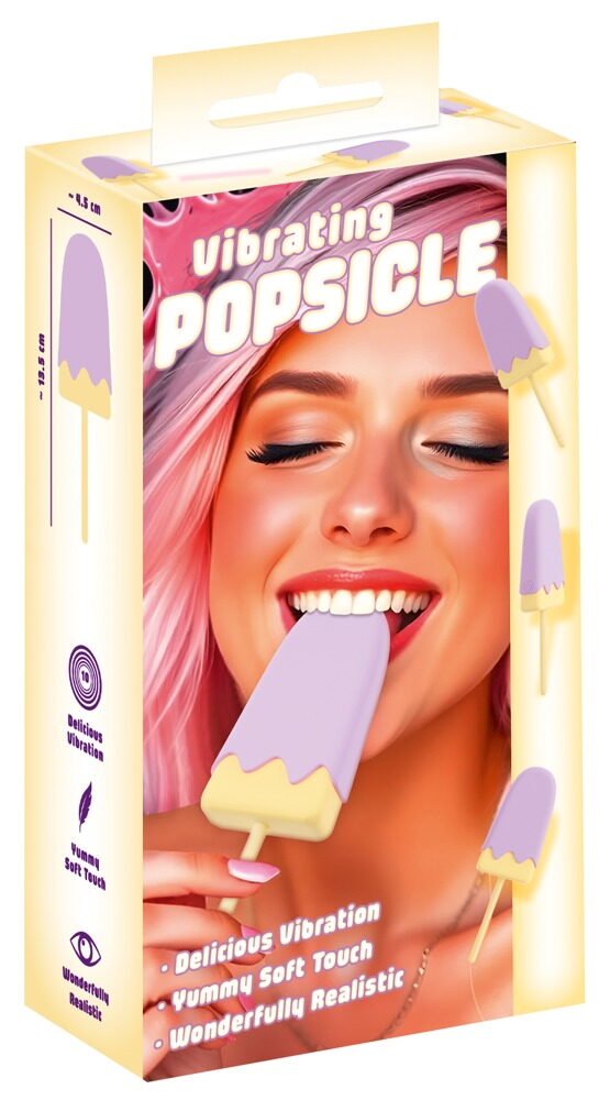 Lay-on vibrator "Vibrating Popsicle" med 10 vibrationsindstillinger