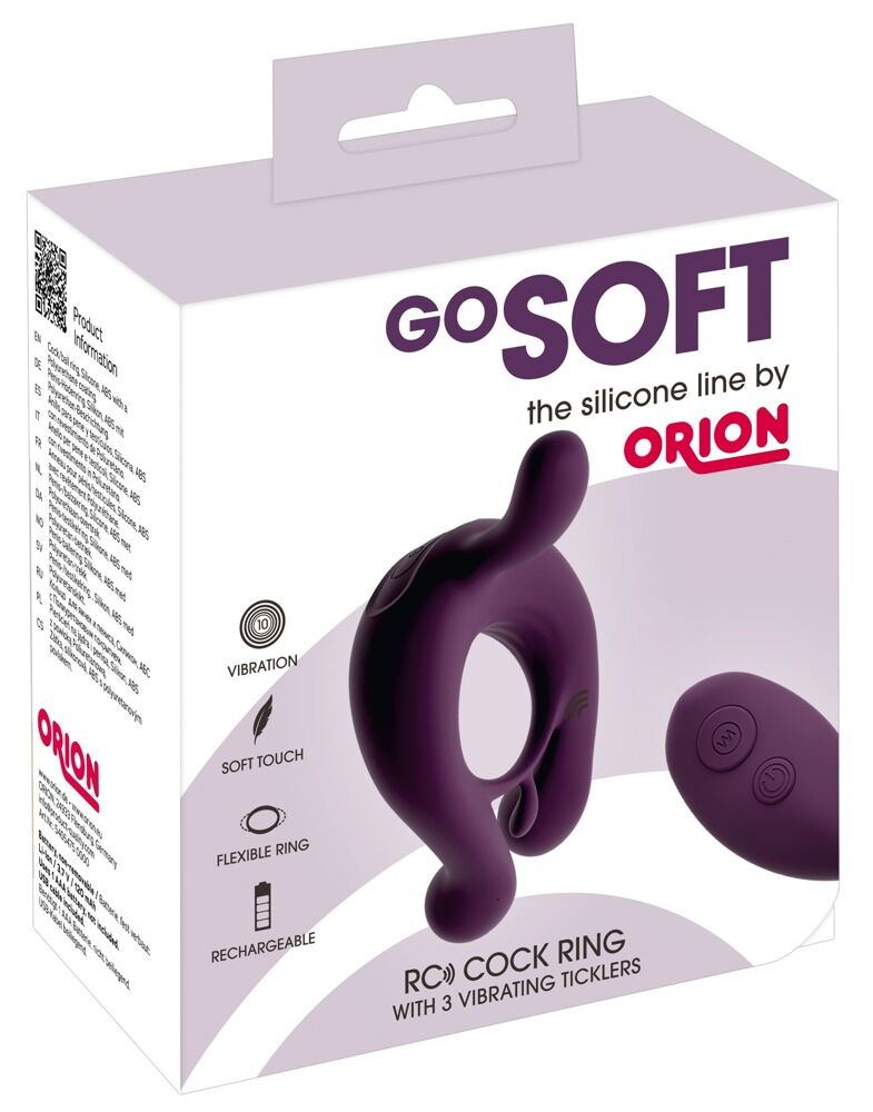 Vibrerende penisring med 3 motorer