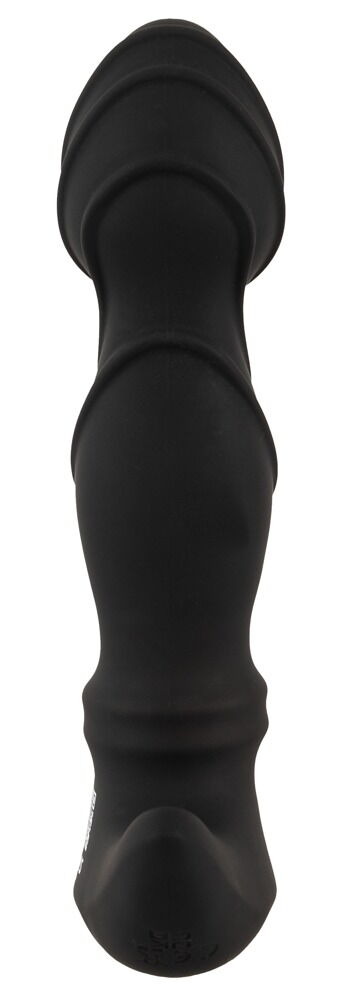 Prostata-vibrator med rimming-massageringe